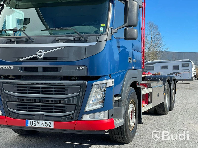Lastbil Volvo FM 450 Lastväxlare HIAB med Drag