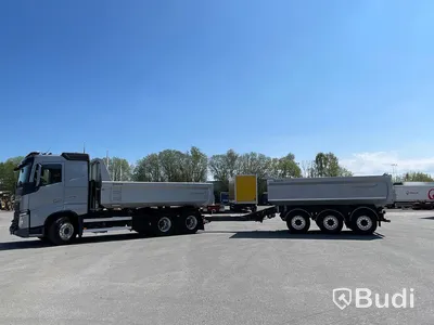 Lastbil Volvo FH13 540  6x4 Dumper med kärra