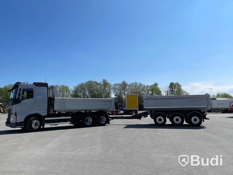 Lastbil Volvo FH13 540  6x4 Dumper med kärra