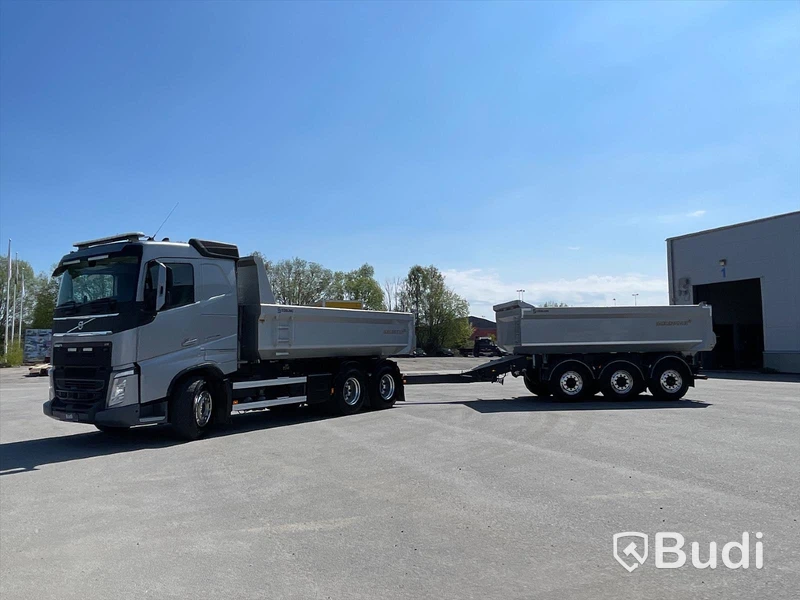 Lastbil Volvo FH13 540  6x4 Dumper med kärra