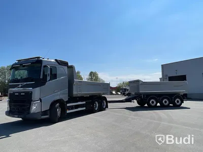 Lastbil Volvo FH13 540  6x4 Dumper med kärra