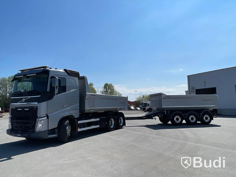 Lastbil Volvo FH13 540  6x4 Dumper med kärra
