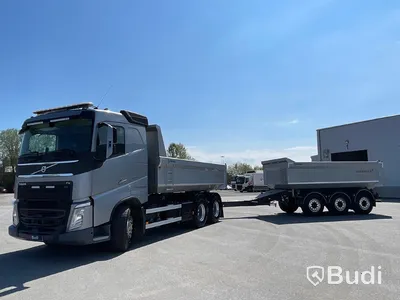 Lastbil Volvo FH13 540  6x4 Dumper med kärra