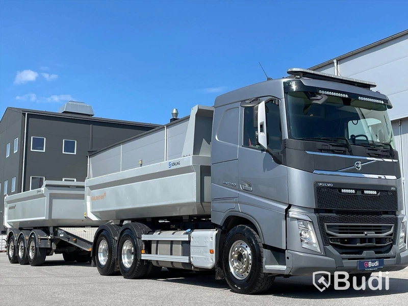 Lastbil Volvo FH13 540  6x4 Dumper med kärra