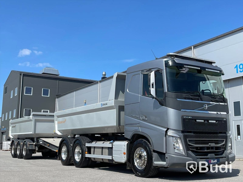 Lastbil Volvo FH13 540  6x4 Dumper med kärra