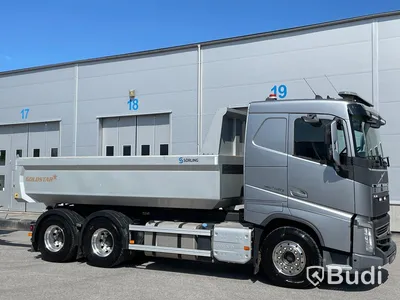 Lastbil Volvo FH13 540  6x4 Dumper med kärra
