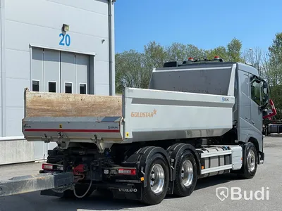 Lastbil Volvo FH13 540  6x4 Dumper med kärra