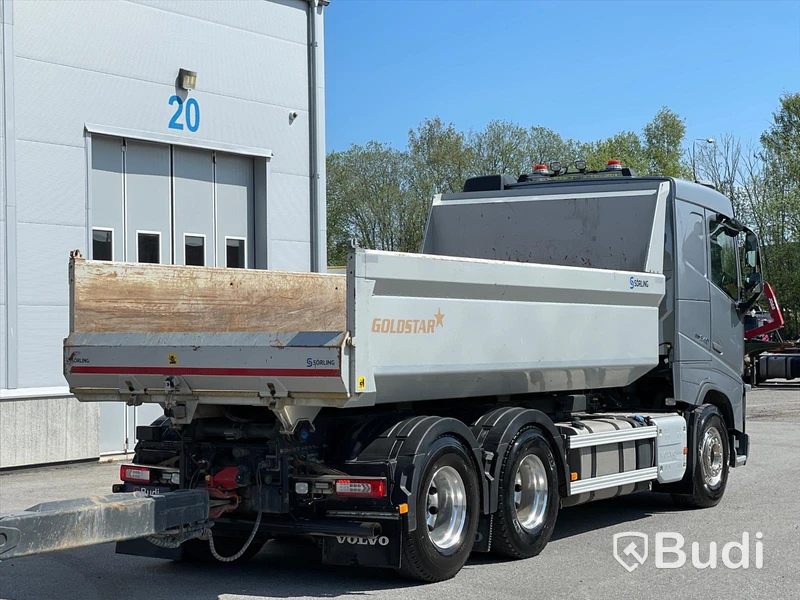 Lastbil Volvo FH13 540  6x4 Dumper med kärra