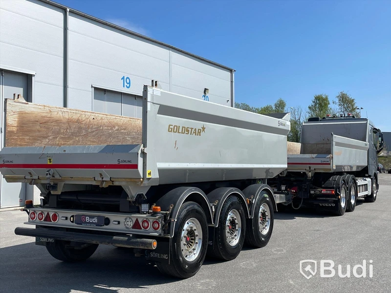 Lastbil Volvo FH13 540  6x4 Dumper med kärra