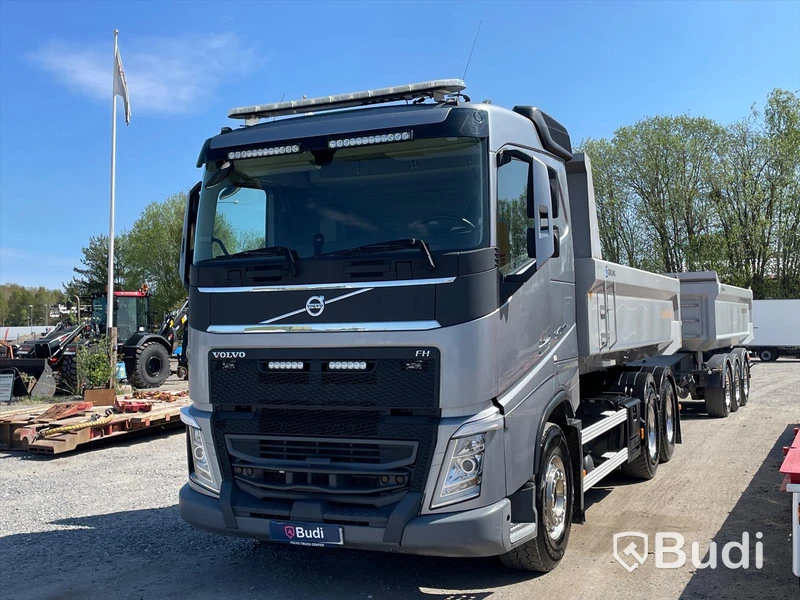 Lastbil Volvo FH13 540  6x4 Dumper med kärra