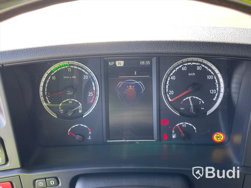 Lastbil Scania R490 6x2 Euro 6 Ny info i annonstexten skåpbil med bakgavelslyft och öppningsbarsida