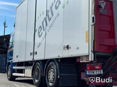 Lastbil Scania R490 6x2 Euro 6 Ny info i annonstexten skåpbil med bakgavelslyft och öppningsbarsida