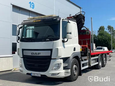 Brädgårdsbil DAF CF 400 FAN Palfinger PK 26002 Euro6