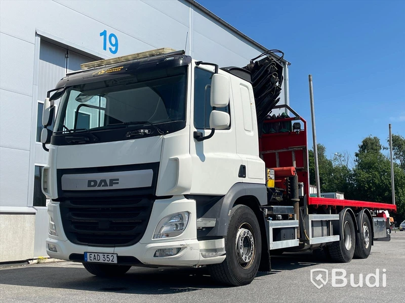 Brädgårdsbil DAF CF 400 FAN Palfinger PK 26002 Euro6