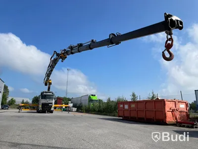 Bodbil Volvo FH 500 8x4 LL Globetrotter med Fassi kran 990 SDZ931 samt trailer CRJ824