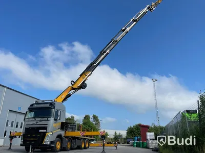 Bodbil Volvo FH 500 8x4 LL Globetrotter med Fassi kran 990 SDZ931 samt trailer CRJ824