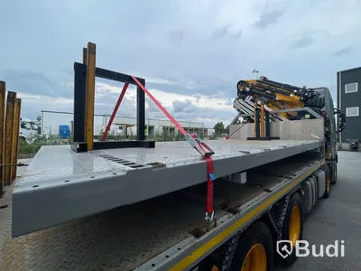 Bodbil Volvo FH 500 8x4 LL Globetrotter med Fassi kran 990 SDZ931 samt trailer CRJ824