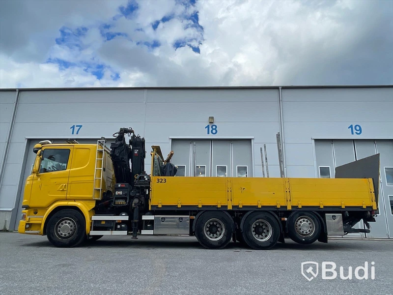 Kranflak Scania G410 8x2 -2016 med Hiabkran 288 E-6 Hipro