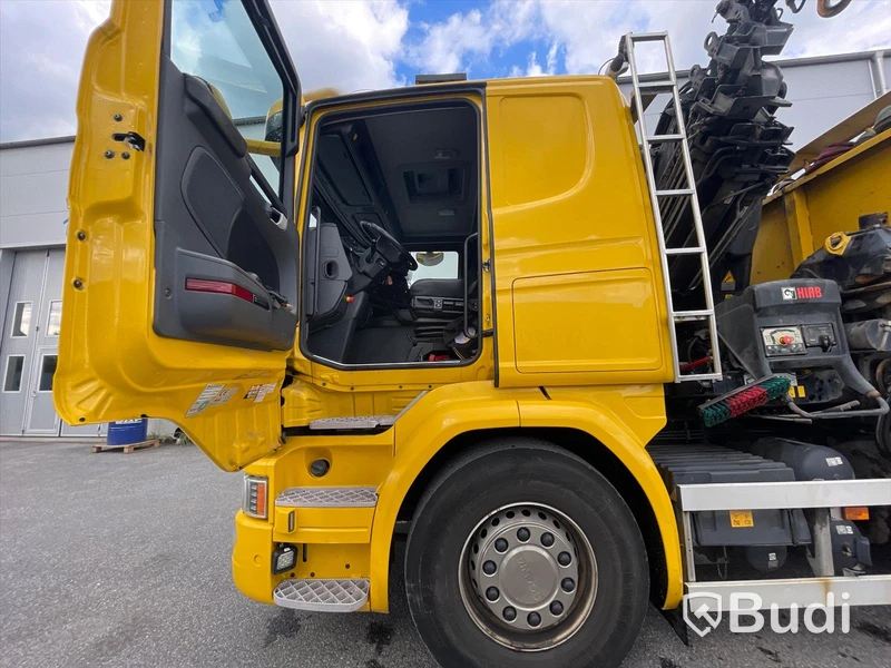 Kranflak Scania G410 8x2 -2016 med Hiabkran 288 E-6 Hipro