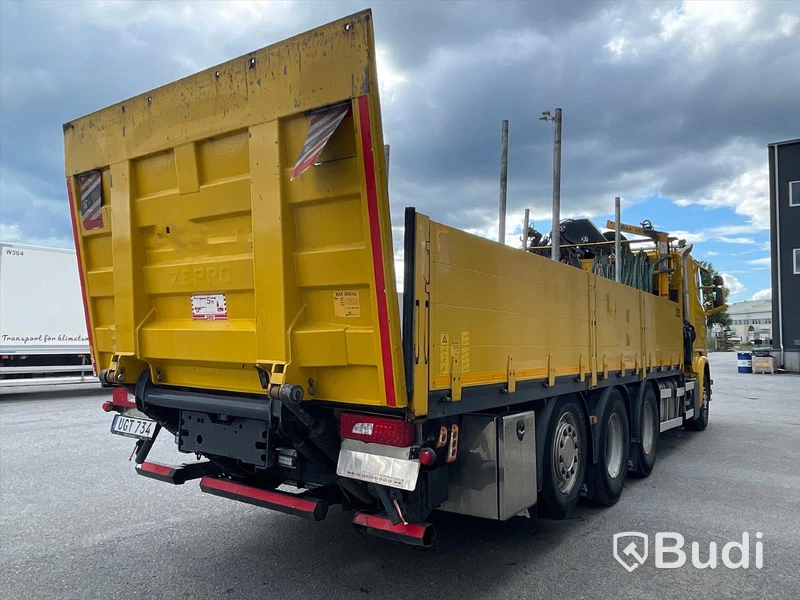 Kranflak Scania G410 8x2 -2016 med Hiabkran 288 E-6 Hipro