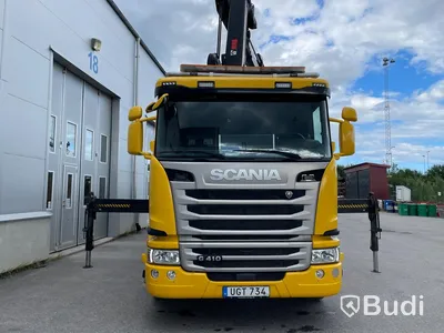 Kranflak Scania G410 8x2 -2016 med Hiabkran 288 E-6 Hipro