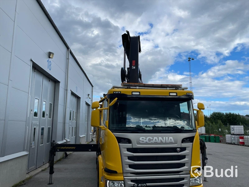 Kranflak Scania G410 8x2 -2016 med Hiabkran 288 E-6 Hipro