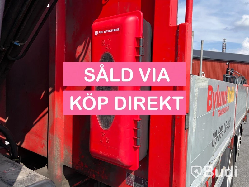Lastbil DAF CF 440 6x2 Kran/flak Brädgårdsbil Fassi F275- SÅLD