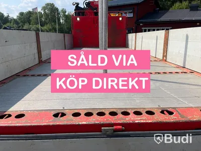 Lastbil DAF CF 440 6x2 Kran/flak Brädgårdsbil Fassi F275- SÅLD