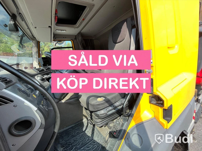 Lastbil DAF CF 440 6x2 Kran/flak Brädgårdsbil Fassi F275- SÅLD