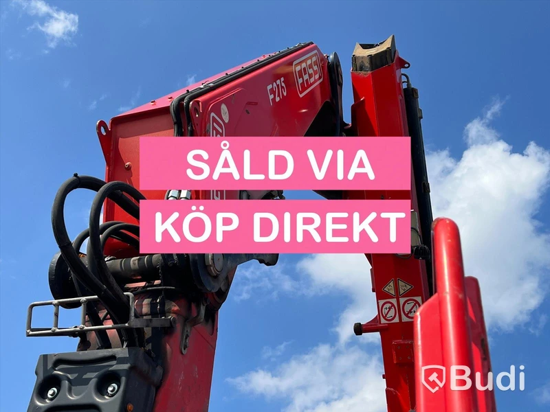 Lastbil DAF CF 440 6x2 Kran/flak Brädgårdsbil Fassi F275- SÅLD