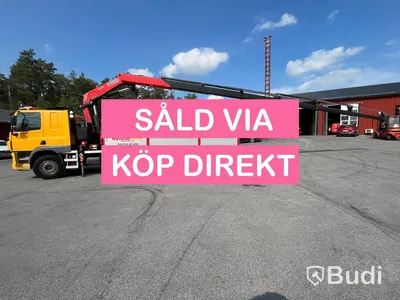 Lastbil DAF CF 440 6x2 Kran/flak Brädgårdsbil Fassi F275- SÅLD