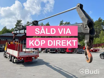 Lastbil DAF CF 440 6x2 Kran/flak Brädgårdsbil Fassi F275- SÅLD