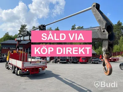 Lastbil DAF CF 440 6x2 Kran/flak Brädgårdsbil Fassi F275- SÅLD
