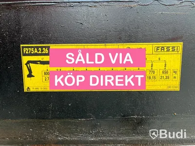 Lastbil DAF CF 440 6x2 Kran/flak Brädgårdsbil Fassi F275- SÅLD