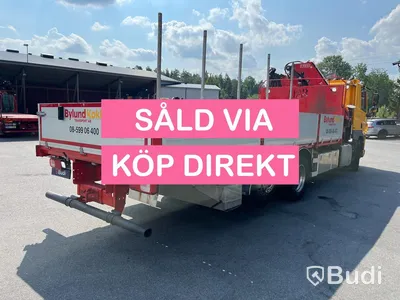Lastbil DAF CF 440 6x2 Kran/flak Brädgårdsbil Fassi F275- SÅLD