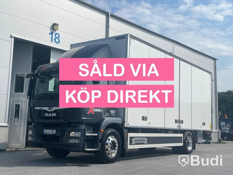 Lastbil MAN TGM 18.290  4x2 LL 18pall öppningsbarsida JLJ78C - SÅLD