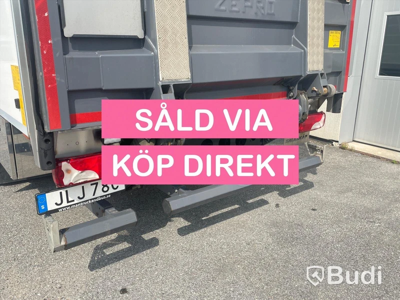 Lastbil MAN TGM 18.290  4x2 LL 18pall öppningsbarsida JLJ78C - SÅLD