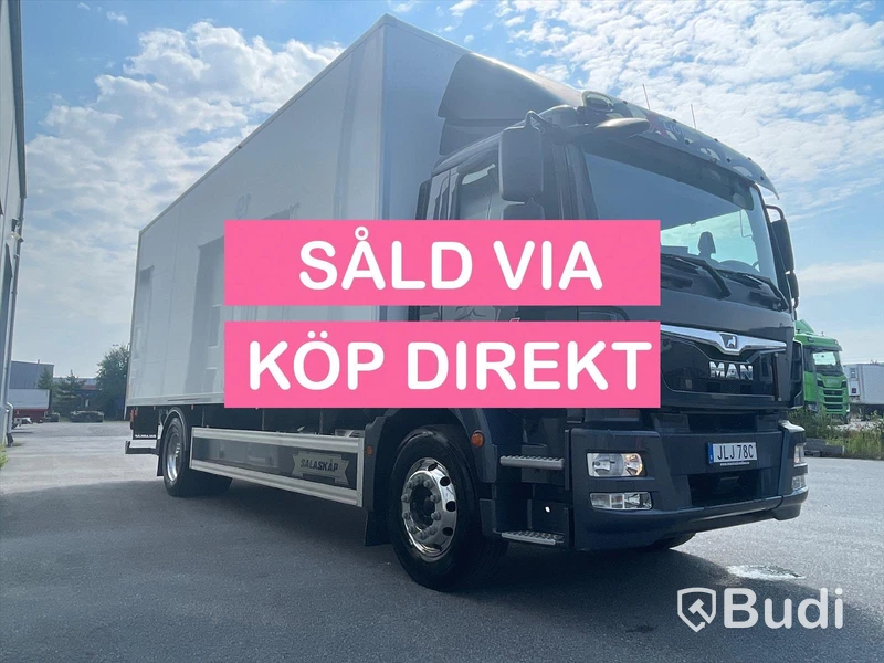 Lastbil MAN TGM 18.290  4x2 LL 18pall öppningsbarsida JLJ78C - SÅLD