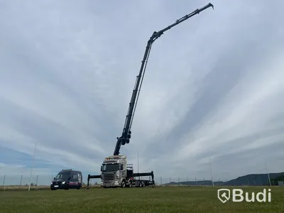 Lastbil Scania R480 8x2-6 Kranflak | Bodbil Hiab 85t kran med jibb | Euro6