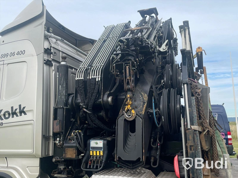 Lastbil Scania R480 8x2-6 Kranflak | Bodbil Hiab 85t kran med jibb | Euro6
