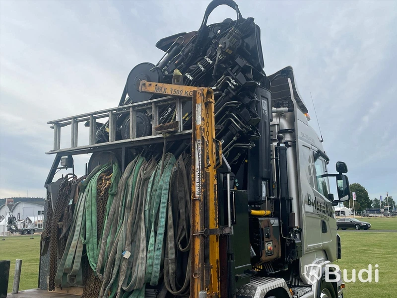 Lastbil Scania R480 8x2-6 Kranflak | Bodbil Hiab 85t kran med jibb | Euro6