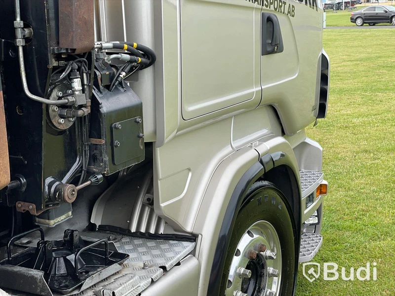 Lastbil Scania R480 8x2-6 Kranflak | Bodbil Hiab 85t kran med jibb | Euro6