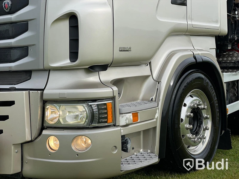 Lastbil Scania R480 8x2-6 Kranflak | Bodbil Hiab 85t kran med jibb | Euro6