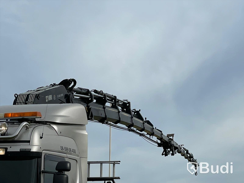 Lastbil Scania R480 8x2-6 Kranflak | Bodbil Hiab 85t kran med jibb | Euro6