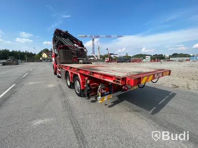 Lastbil Scania R480LB8X2-6 HHA Kranbil / Bodbil / Dragbil med jibb och 2 ton vajerspel