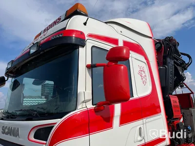Lastbil Scania R480LB8X2-6 HHA Kranbil / Bodbil / Dragbil med jibb och 2 ton vajerspel