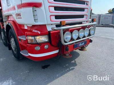 Lastbil Scania R480LB8X2-6 HHA Kranbil / Bodbil / Dragbil med jibb och 2 ton vajerspel