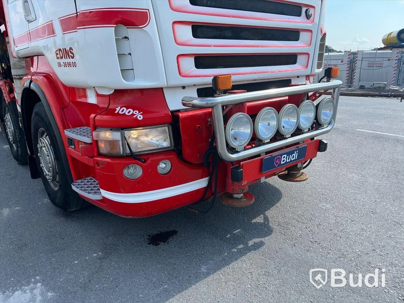 Lastbil Scania R480LB8X2-6 HHA Kranbil / Bodbil / Dragbil med jibb och 2 ton vajerspel