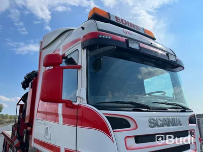 Lastbil Scania R480LB8X2-6 HHA Kranbil / Bodbil / Dragbil med jibb och 2 ton vajerspel