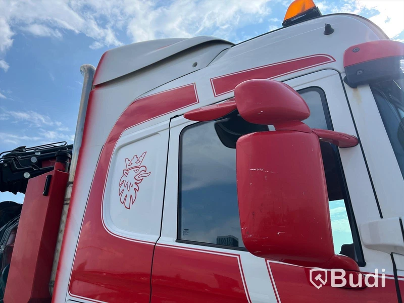 Lastbil Scania R480LB8X2-6 HHA Kranbil / Bodbil / Dragbil med jibb och 2 ton vajerspel